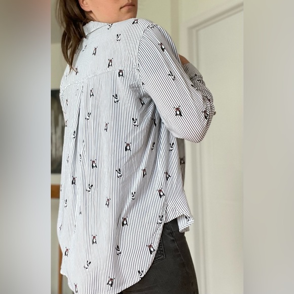 Blouse with french bullgods - Picture 5 of 6